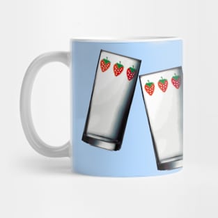 Nana strawberry glasses - Pixel Art #003 Mug